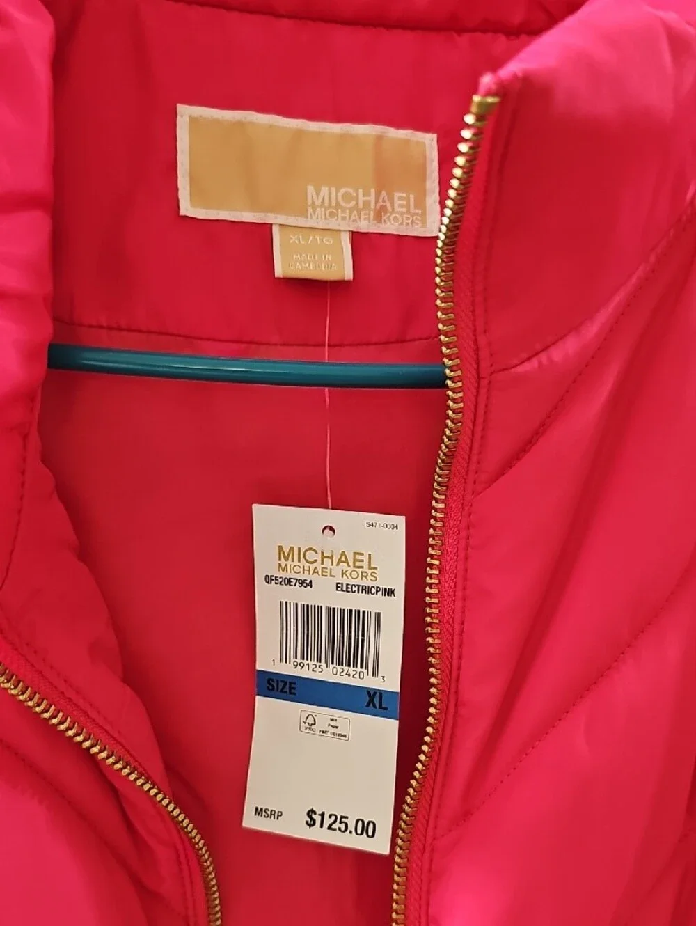 Michael Kors sleeveless quilted